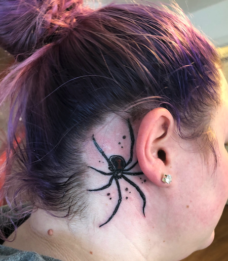 Jaisy Ayers - spider coverup